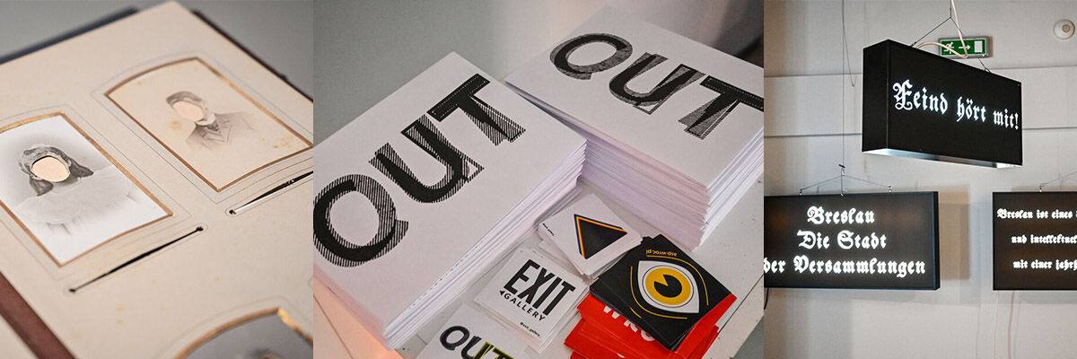 Prace i katalogi z wystawy Cut It Out 