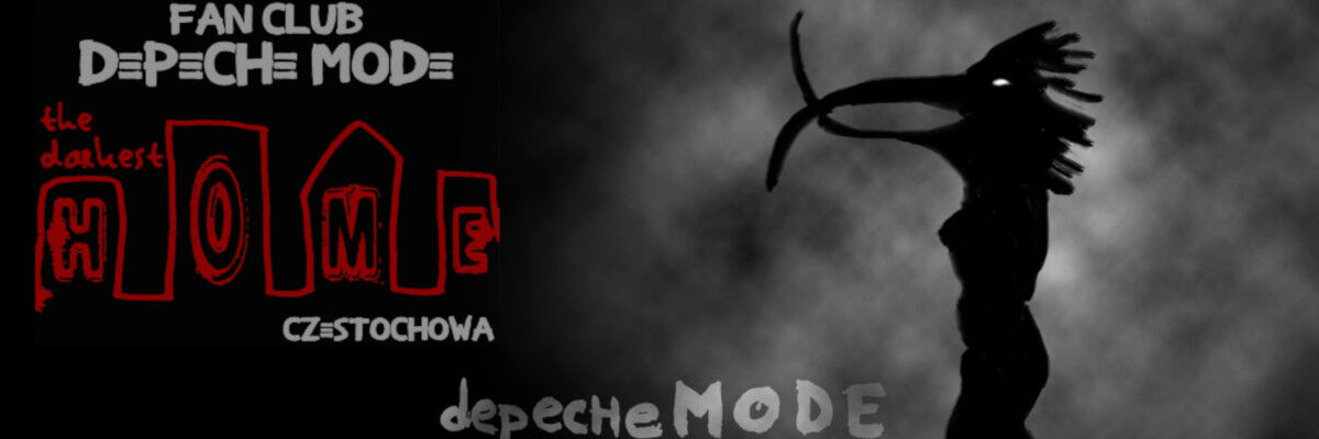 Grafika promująca Fan Club Depeche Mode The Darkest Home - Częstochowa