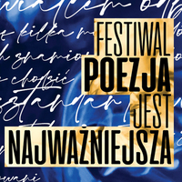 Typograficzna reklama festiwalu 