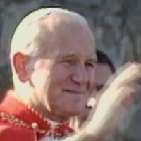 Kadr z filmu. Jan Paweł II