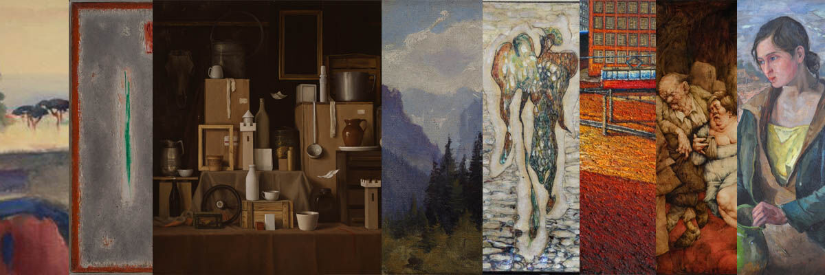 Osiem obrazów z kolekcji Muzeum Częstochowskiego 