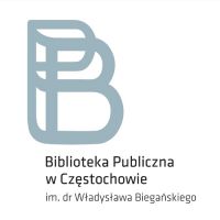 zdjęcie przedstawia logo biblioteki miejskiej w Częstochowie