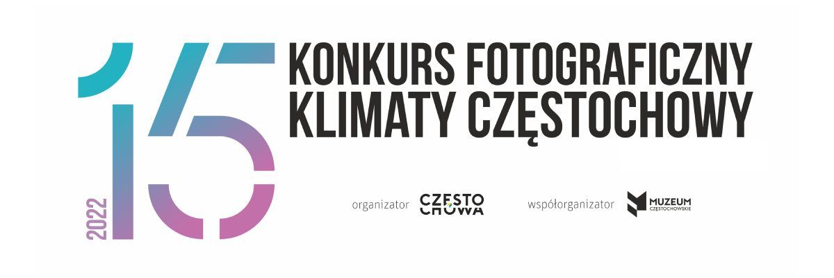 Typograficzna reklama konkursu fotograficznego "Klimaty"