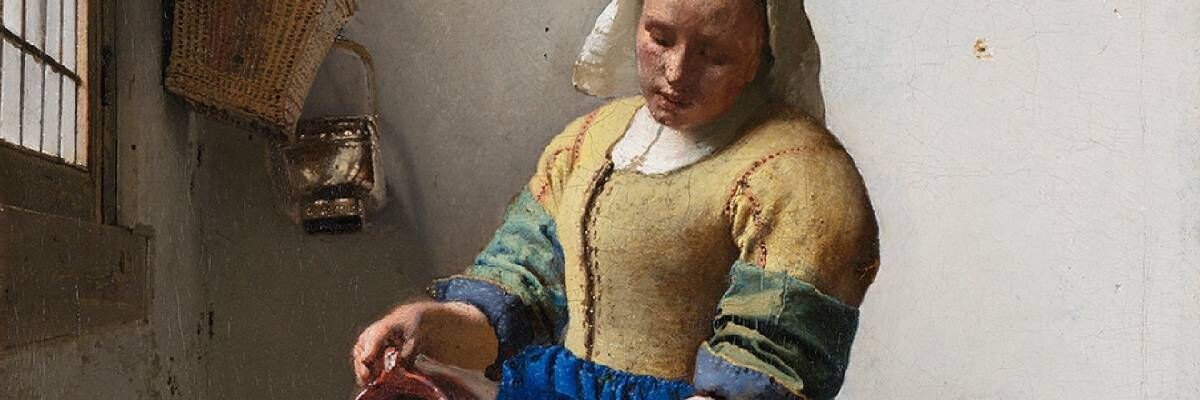 Dziewczyna nalewająca mleko - obraz Jana Vermeera "Mleczarka" 