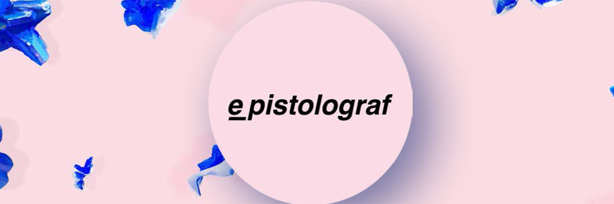 Typograficzne logo projektu "Epistolograf" Anny Wójcik